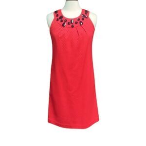 Kelly & Diane Raspberry Sleeveless Sheath Dress Size 4